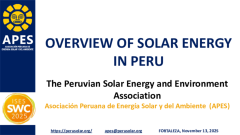 Presentation of Mónica Gomez (APES Peru)